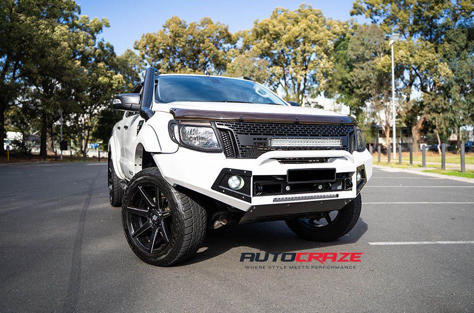 FORD RANGER AVALANCHE GLOSS BLACK MILLED ACCENTS